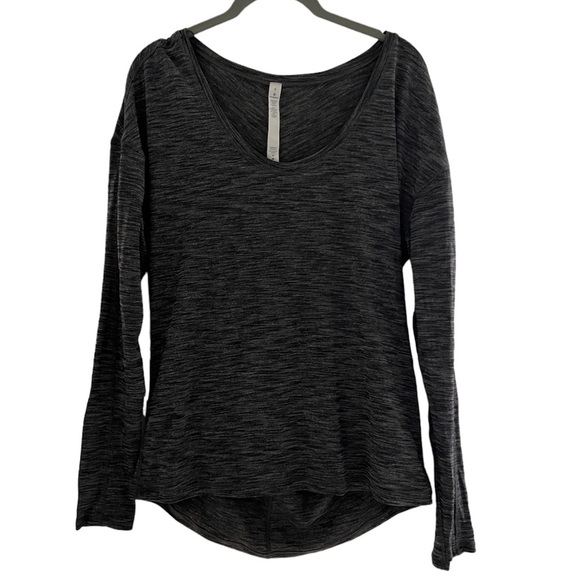Lululemon Meant to Move Long Sleeve Grey Heathered Shirt - Picture 3 of 8